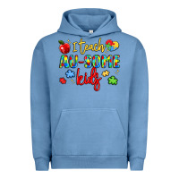 Pigment Pebble Blue i teach au some kids Urban Hoodie - LillyAllenDesigns