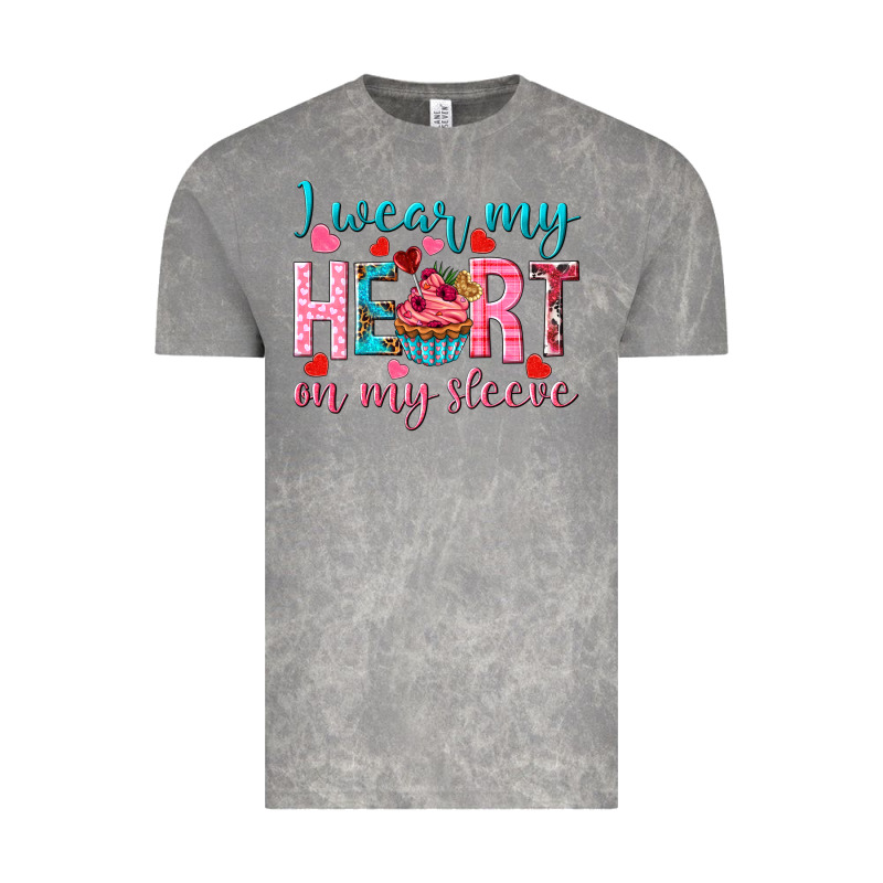 I Wear My Heart On My Sleeve Vintage Tee by NancyCooperArtShop | Teevron