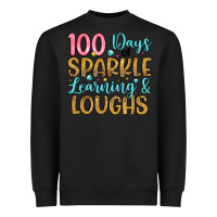 Black 100 days of sparkle learning and loughs Heavyweight Sweatshirt - Artiststas