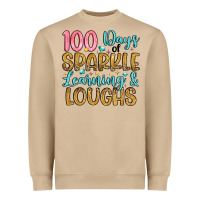 Mushroom 100 days of sparkle learning and loughs Heavyweight Sweatshirt - Artiststas