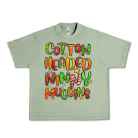 Oil Green cotton headed ninny muggins Urban Heavy Tee - MaliasSmallBusiness