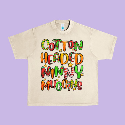 Cotton Headed Ninny Muggins Urban Heavy Tee Designed By Maliassmallbusiness