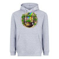 Heather Grey shamrock farm Heavyweight Hoodie - CowGirlArtShop