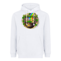 White shamrock farm Heavyweight Hoodie - CowGirlArtShop