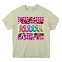 Mossy western colorfull cancer ribbon Heavy Core Tee - AdoDesignShop