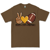 Cacao peace love football Premium Tee - AdoDesignShop