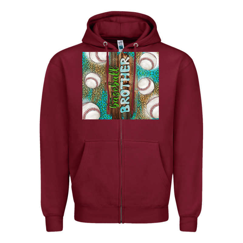 Baseball Brother Zipper Hoodie by TumblerDesignByShophia | Teevron
