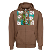 Chestnut baseball brother Zipper Hoodie - TumblerDesignByShophia