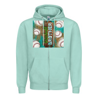 Seafoam baseball brother Zipper Hoodie - TumblerDesignByShophia