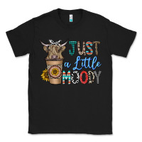 Black just a latte moody Classic Tee - CowhideDigitalArt