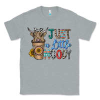 Heather Grey just a latte moody Classic Tee - CowhideDigitalArt