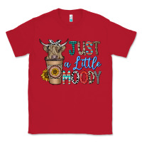 Red just a latte moody Classic Tee - CowhideDigitalArt