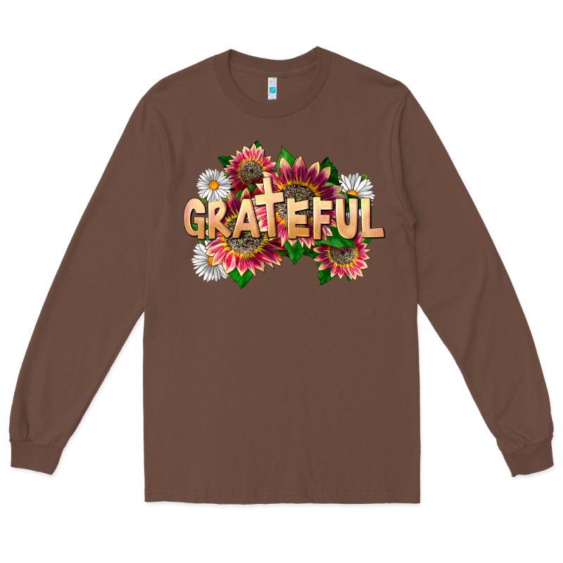 Grateful Religious Long Sleeve Tee by LillyAllenDesigns | Teevron