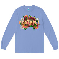 Colony Blue Grateful Religious Long Sleeve Tee - LillyAllenDesigns