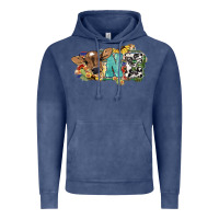 Vintage Denim one baby cow Vintage Hoodie - NancyCooperArtShop