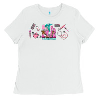 White medical assistant elements Ladies Tee - AdoDesignShop