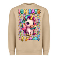 Mushroom 100 days of school unicorn Heavyweight Sweatshirt - Artiststas