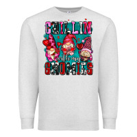 Oatmeal Heather chillin with my gnomies olivia Premium Sweatshirt - OliviaCreatesArt