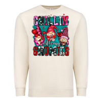 Sandshell chillin with my gnomies olivia Premium Sweatshirt - OliviaCreatesArt