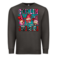 Smoke chillin with my gnomies olivia Premium Sweatshirt - OliviaCreatesArt
