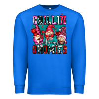 True Royal chillin with my gnomies olivia Premium Sweatshirt - OliviaCreatesArt