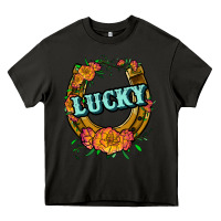 Asphalt horseshoe lucky Heavy Core Tee - JahusDesignShop
