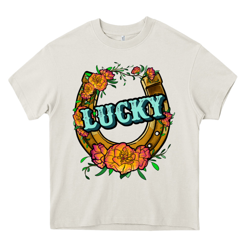 Horseshoe Lucky Heavy Core Tee by JahusDesignShop | Teevron