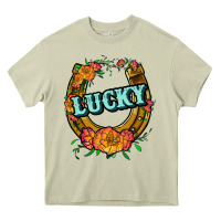 Mossy horseshoe lucky Heavy Core Tee - JahusDesignShop
