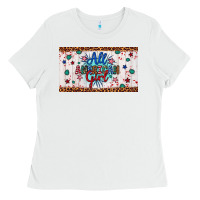 White all american girl Ladies Tee - Artiststas