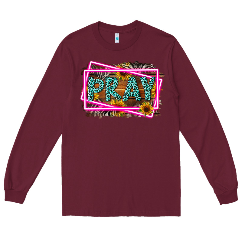 Western Pray Religious Long Sleeve Tee by LillyAllenDesigns | Teevron