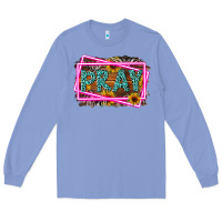 Colony Blue Western Pray Religious Long Sleeve Tee - LillyAllenDesigns