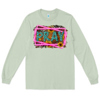 Matcha Western Pray Religious Long Sleeve Tee - LillyAllenDesigns