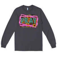 Smoke Western Pray Religious Long Sleeve Tee - LillyAllenDesigns