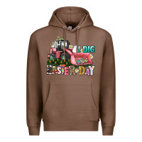 Chestnut I dig Easter Day Premium Hoodie - HowdyJamesFarm