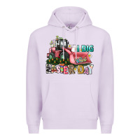 Lilac I dig Easter Day Premium Hoodie - HowdyJamesFarm