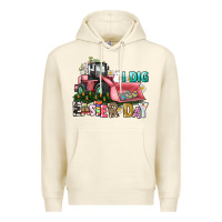 Sandshell I dig Easter Day Premium Hoodie - HowdyJamesFarm