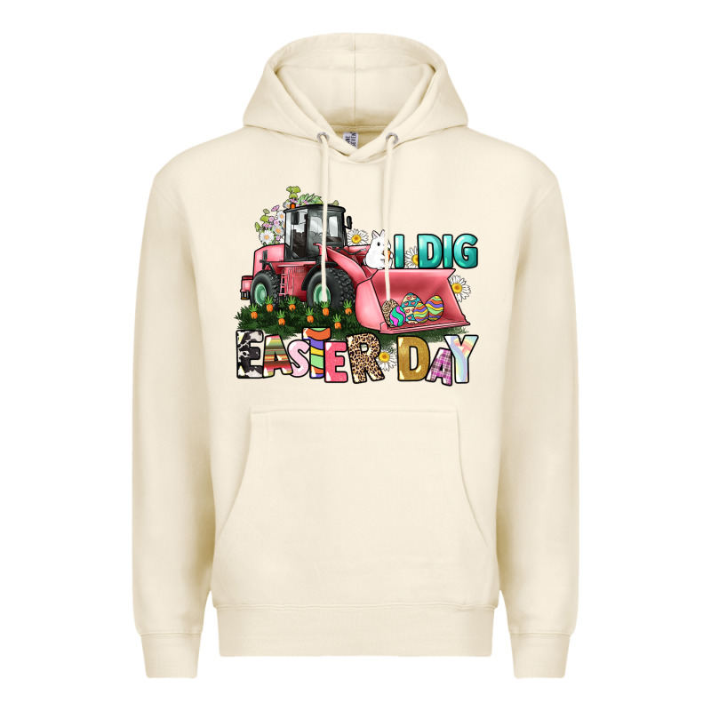 I Dig Easter Day Premium Hoodie by HowdyJamesFarm | Teevron