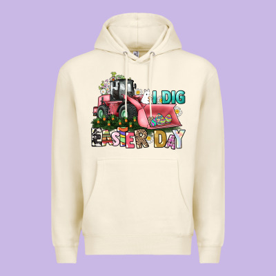 I Dig Easter Day Premium Hoodie Designed By Howdyjamesfarm