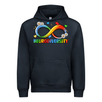 Navy neurodiversity Urban Hoodie - LillyAllenDesigns