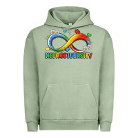 Pigment Oil Green neurodiversity Urban Hoodie - LillyAllenDesigns