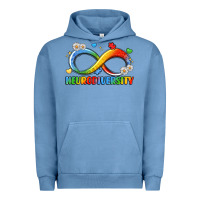 Pigment Pebble Blue neurodiversity Urban Hoodie - LillyAllenDesigns