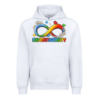 White neurodiversity Urban Hoodie - LillyAllenDesigns