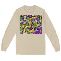 Mushroom mardi gras cowhide Long Sleeve Tee - RanaPortraitStore