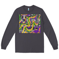 Smoke mardi gras cowhide Long Sleeve Tee - RanaPortraitStore