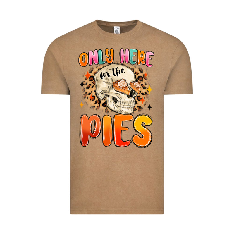 Only Here For The Pies Vintage Tee by MaliasSmallBusiness | Teevron