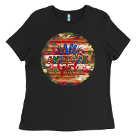 Black all american girl Ladies Tee - Artiststas