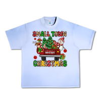 Grape Ice Christmas Santa and reindeer truck Urban Heavy Tee - MaliasSmallBusiness