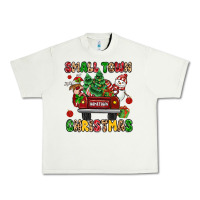 Christmas Santa And Reindeer Truck Urban Heavy Tee | Teevron