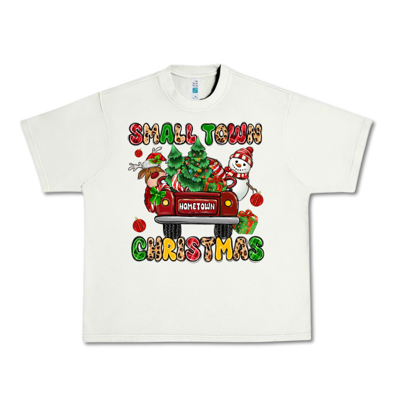 Christmas Santa And Reindeer Truck Urban Heavy Tee by MaliasSmallBusiness | Teevron