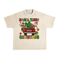 Sandshell Christmas Santa and reindeer truck Urban Heavy Tee - MaliasSmallBusiness